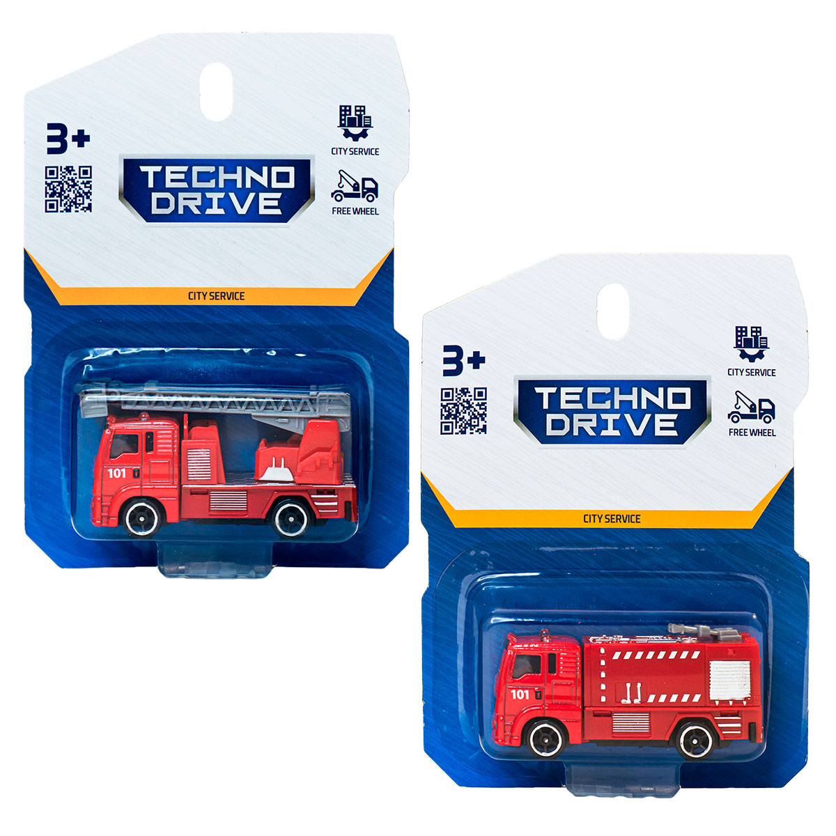 Машинка ігрова TechnoDrive Міська служба 1:64 — превʼю 35
