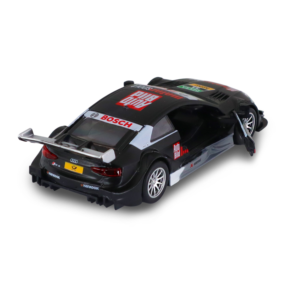 Автомодель TechnoDrive Audi RS 5 DTM 1:43 металева Чорна — превʼю 16