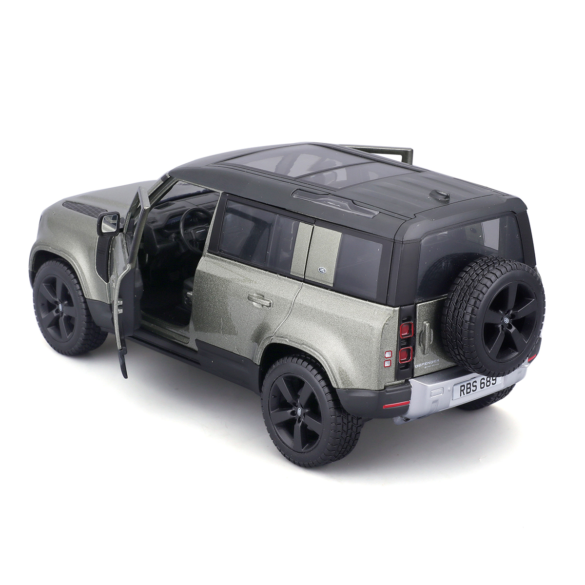 Автомодель Land Rover Defender 110 2022 Bburago 1:24 Зелений металік — превʼю 11