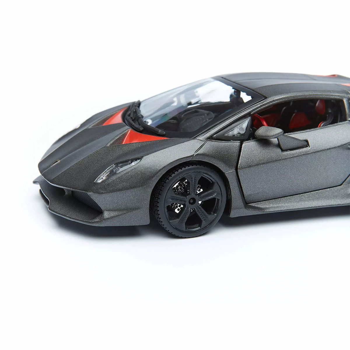 Автомодель Bburago Lamborghini Sesto Elemento 1:24 сірий металік — превʼю 21