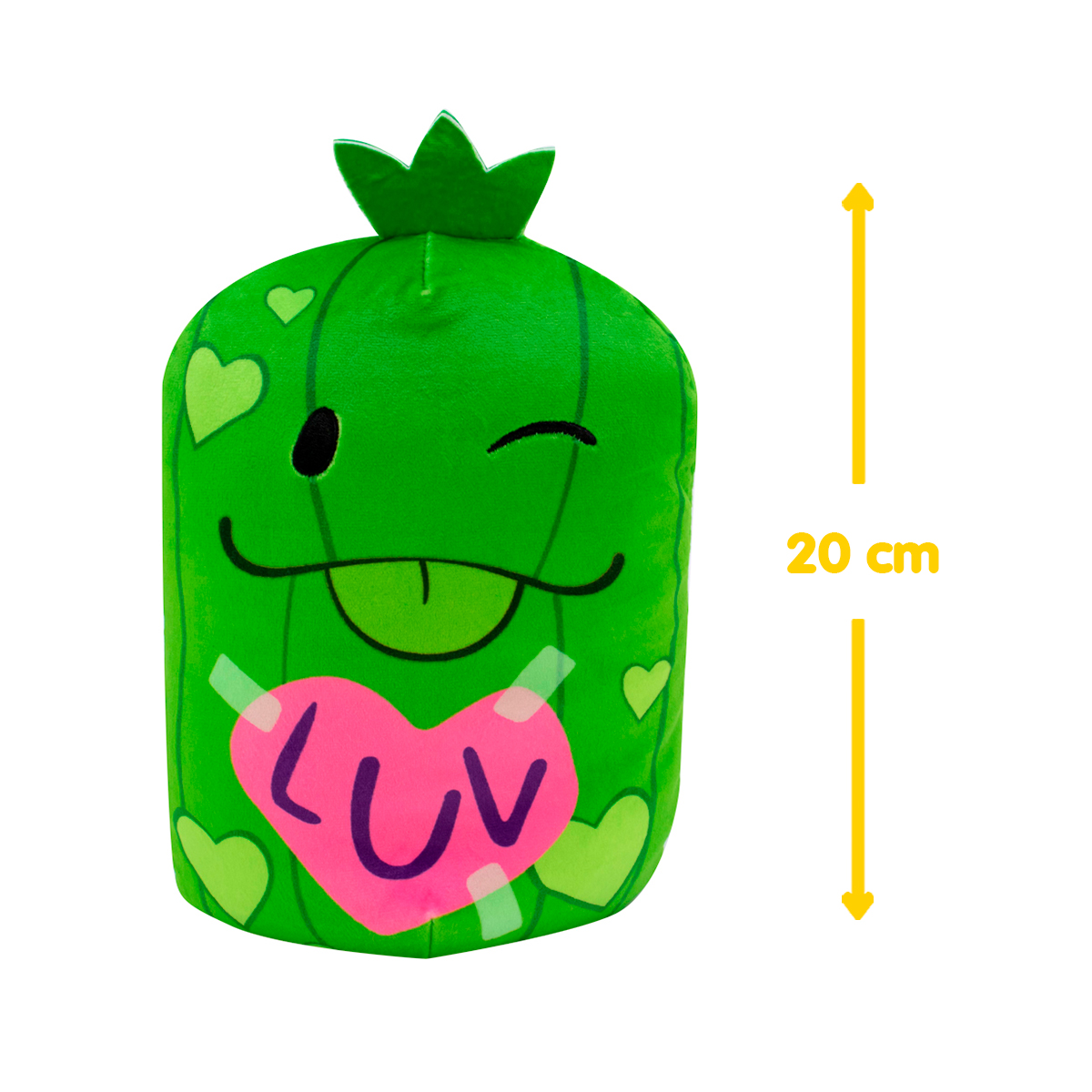 М'яка іграшка Cats Vs Pickles Jumbo — Огірок Лав (Love Pickle) — 25 см — превʼю 5