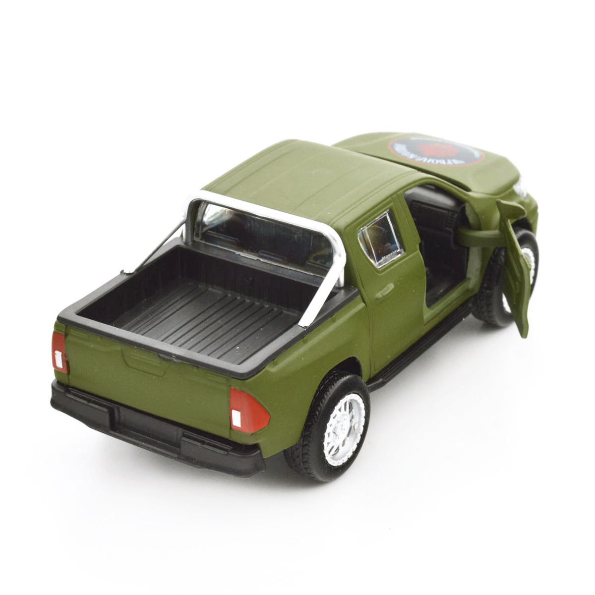 Автомодель TechnoDrive Toyota Hilux Червона калина 1:40 металева — превʼю 19