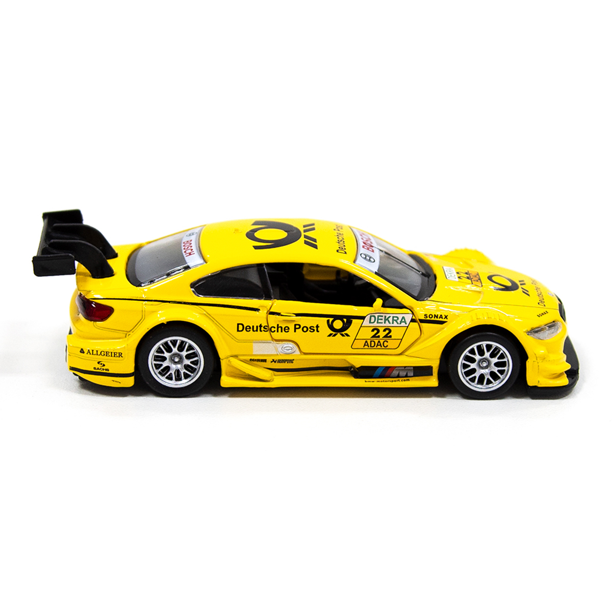 Автомодель Techno Drive BMW M3 DTM металева жовта — превʼю 21
