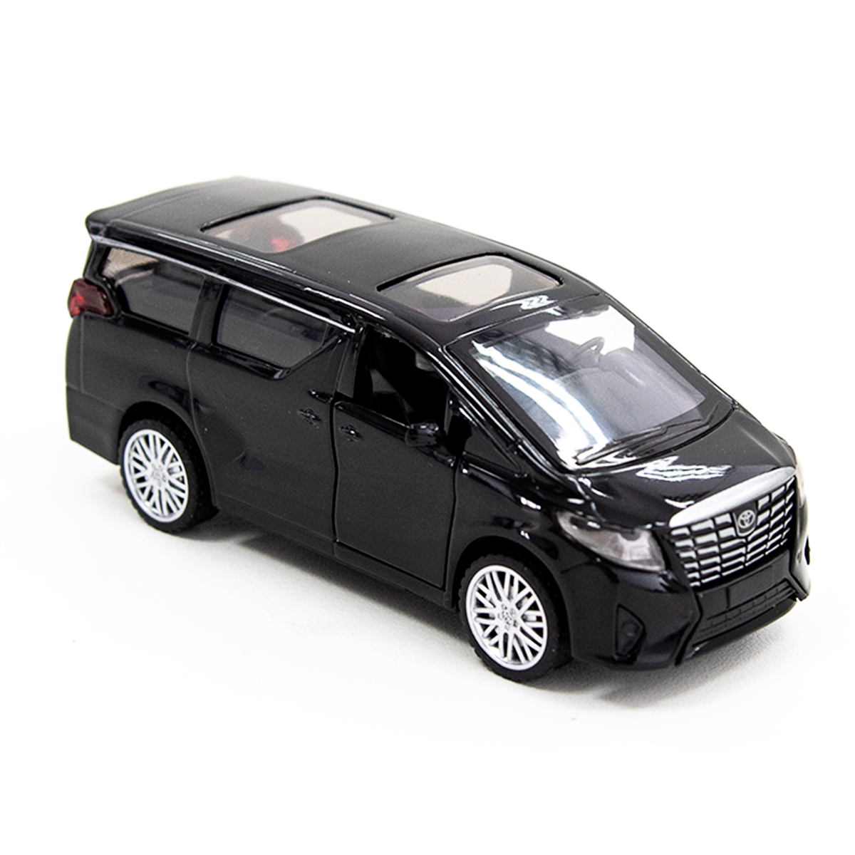 Автомодель Techno Drive Toyota Alphard металева Чорна — превʼю 22
