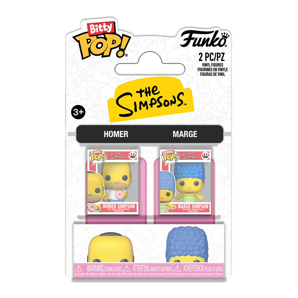 Фігурки Funko Bitty Pop — Сімпсони Гомер та Мардж (The Simpsons Homer & Marge) — 2,3 см — превʼю 4