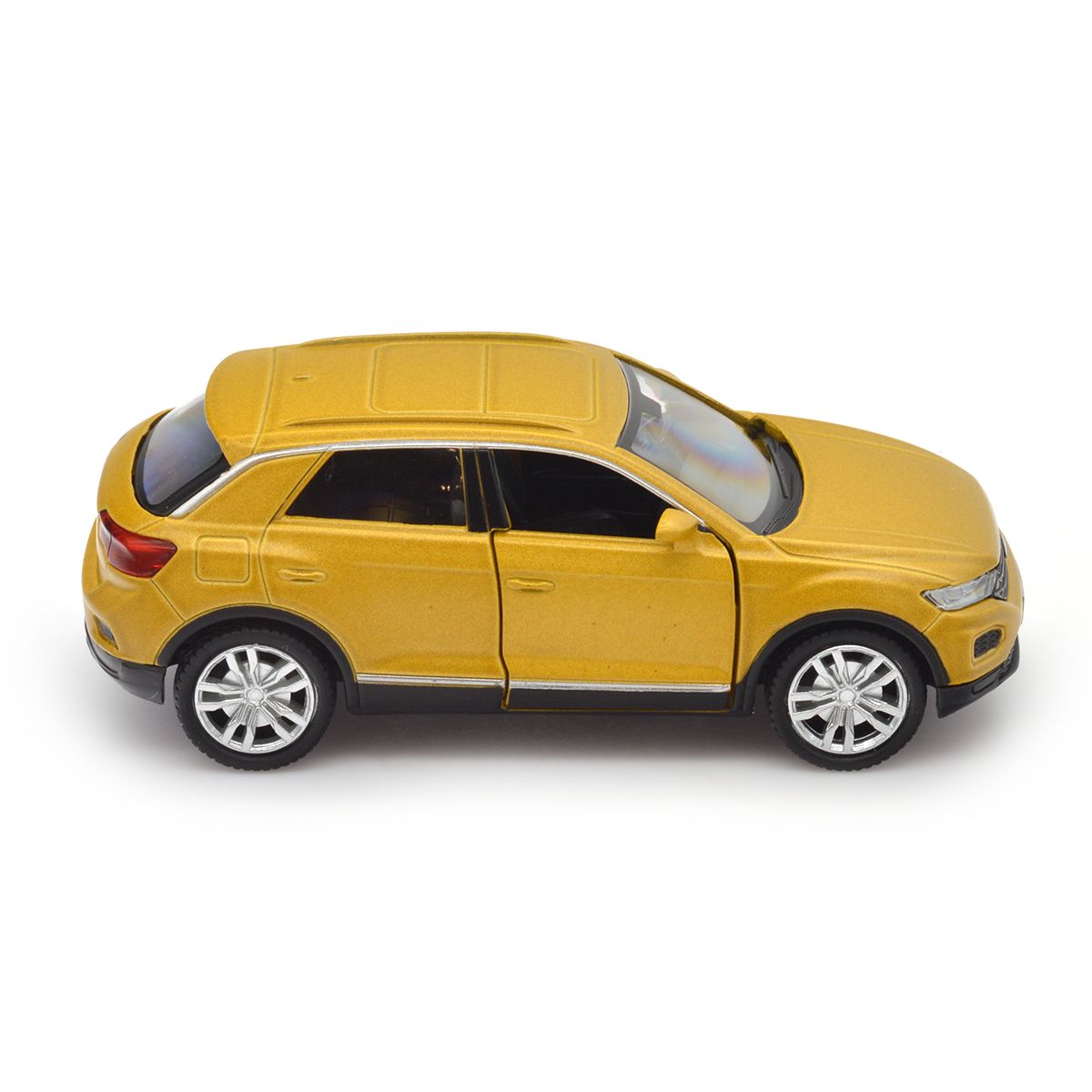 Автомодель Volkswagen T-Roc 2017 Techno Drive 1:32 металева Золотиста — превʼю 18