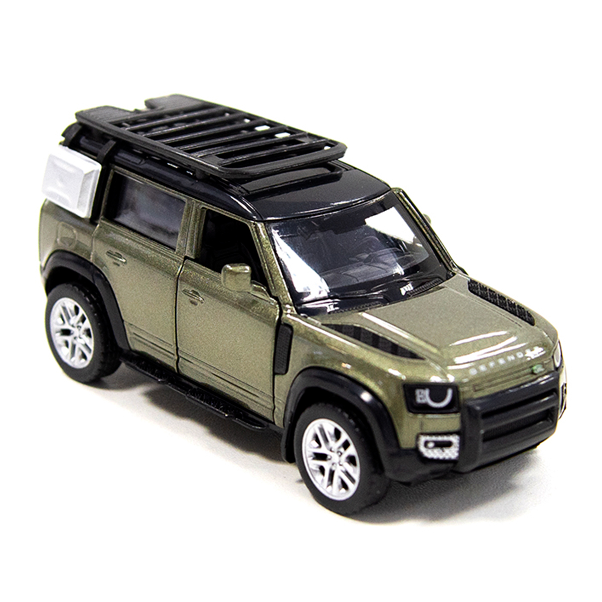 Автомодель Land Rover Defender 110 Techno Drive металева Зелена — превʼю 22