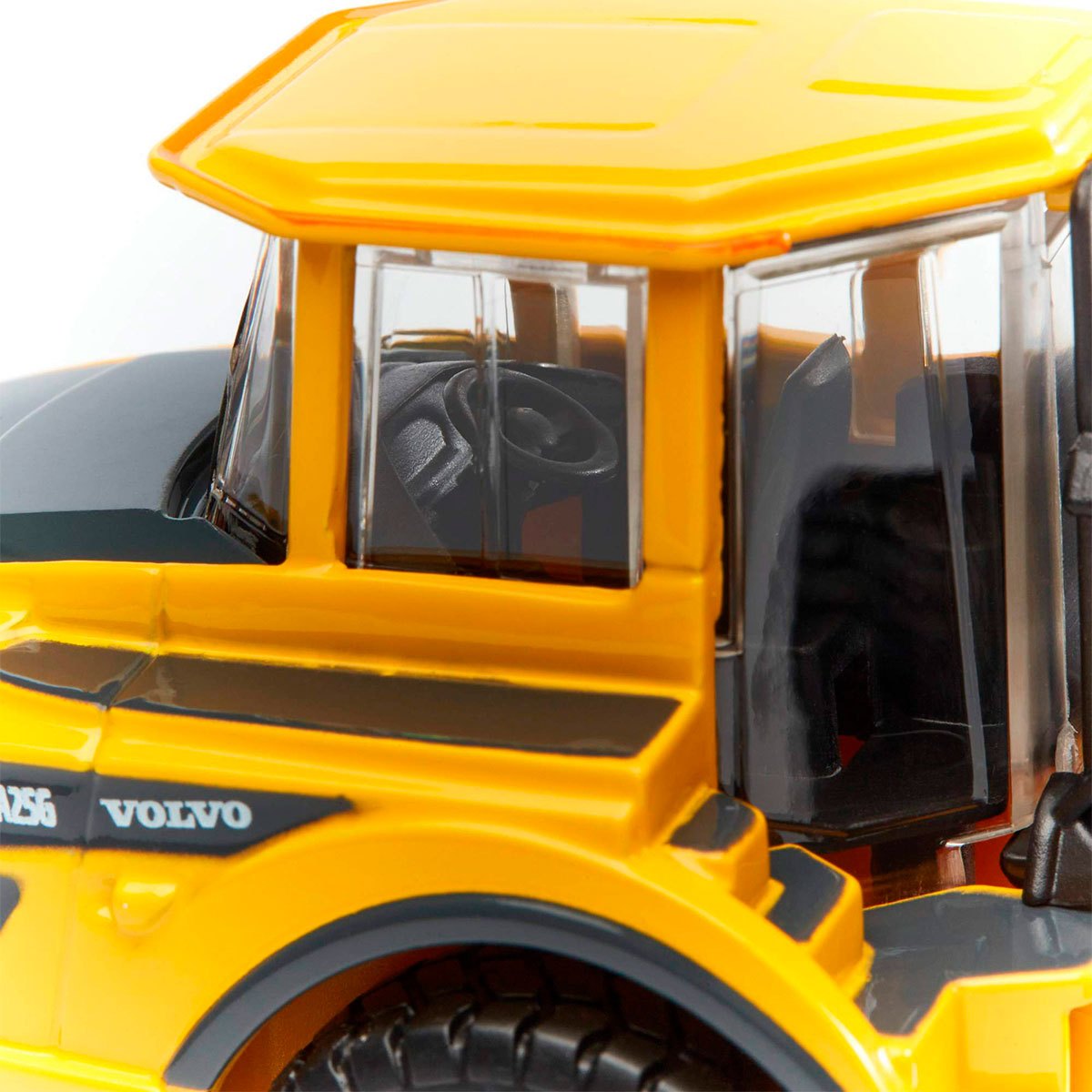 Автомодель Bburago Volvo A25G самоскид 1:50 металева жовто-чорна — превʼю 21