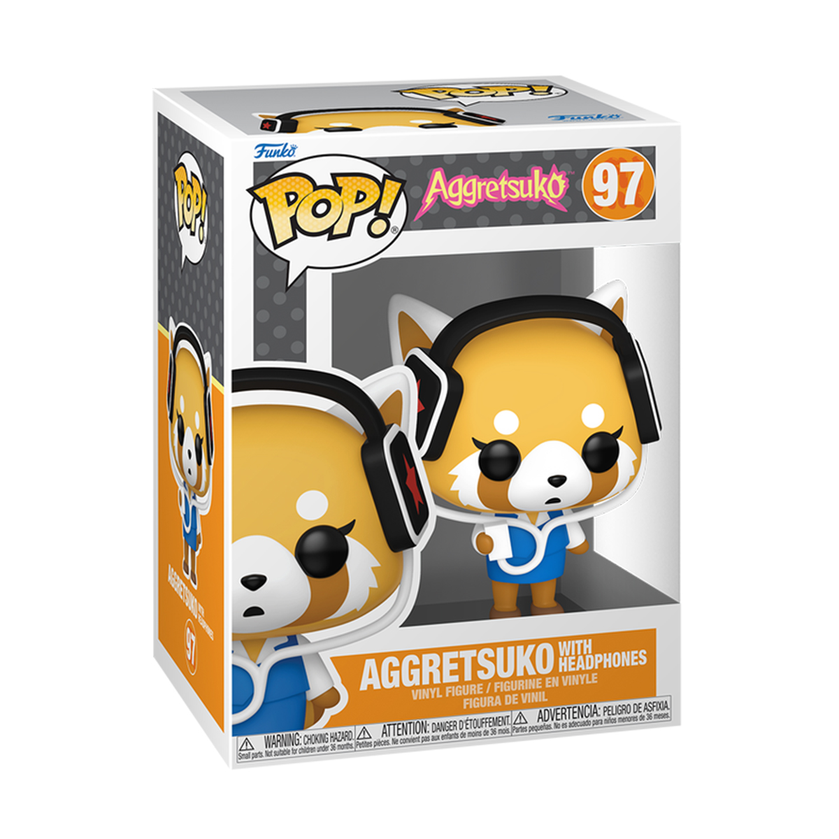Ігрова фігурка Колекційна Funko POP Sanrio-Aggretsuko з навушниками Аніме — превʼю 3