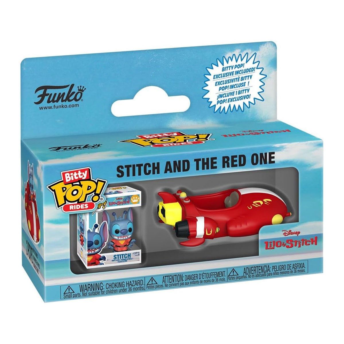 Фігурка Funko Bitty Pop Ride — Стіч (Stitch) — 3,3 см — превʼю 4
