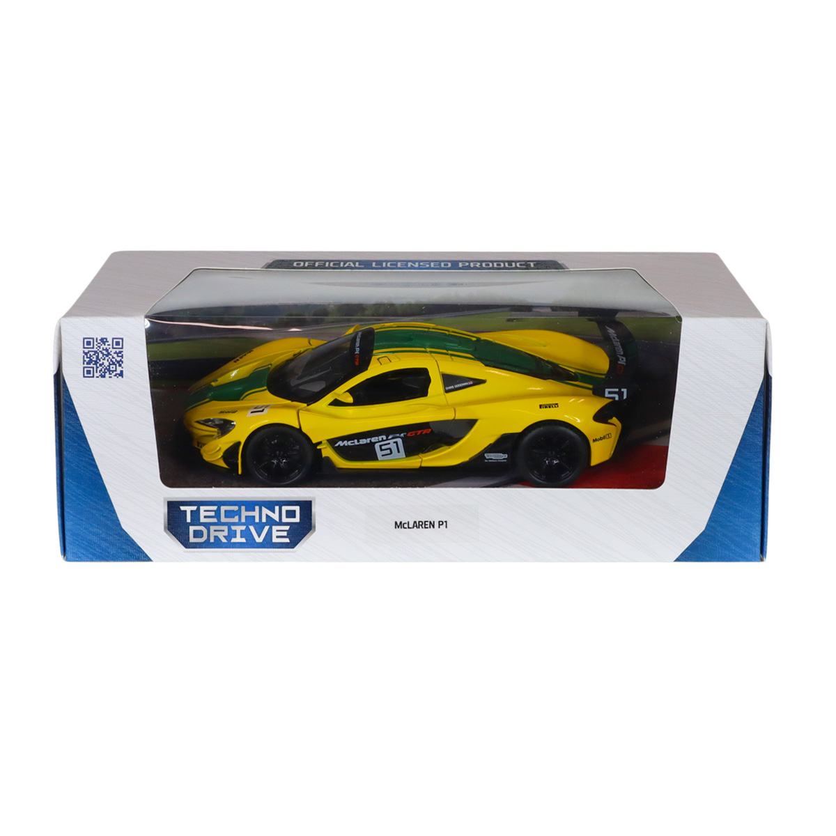 Автомодель McLaren P1 Techno Drive 1:24 Жовта — превʼю 20