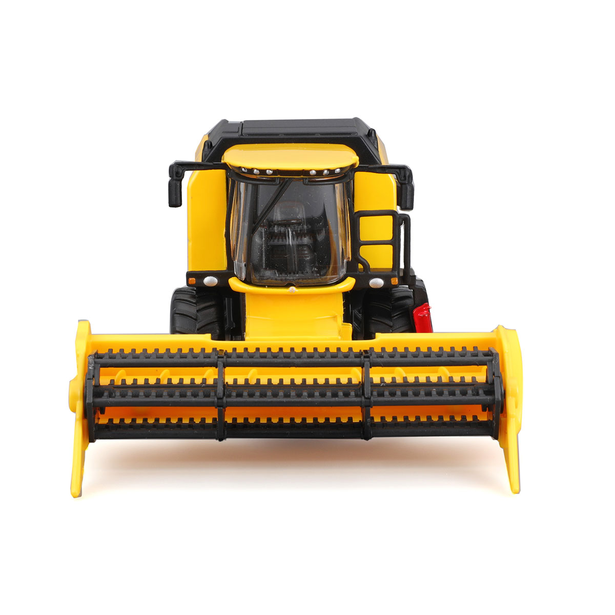 Зернозбиральний комбайн Bburago New Holland TC5.90 металевий 18 см Жовто-чорний — превʼю 13