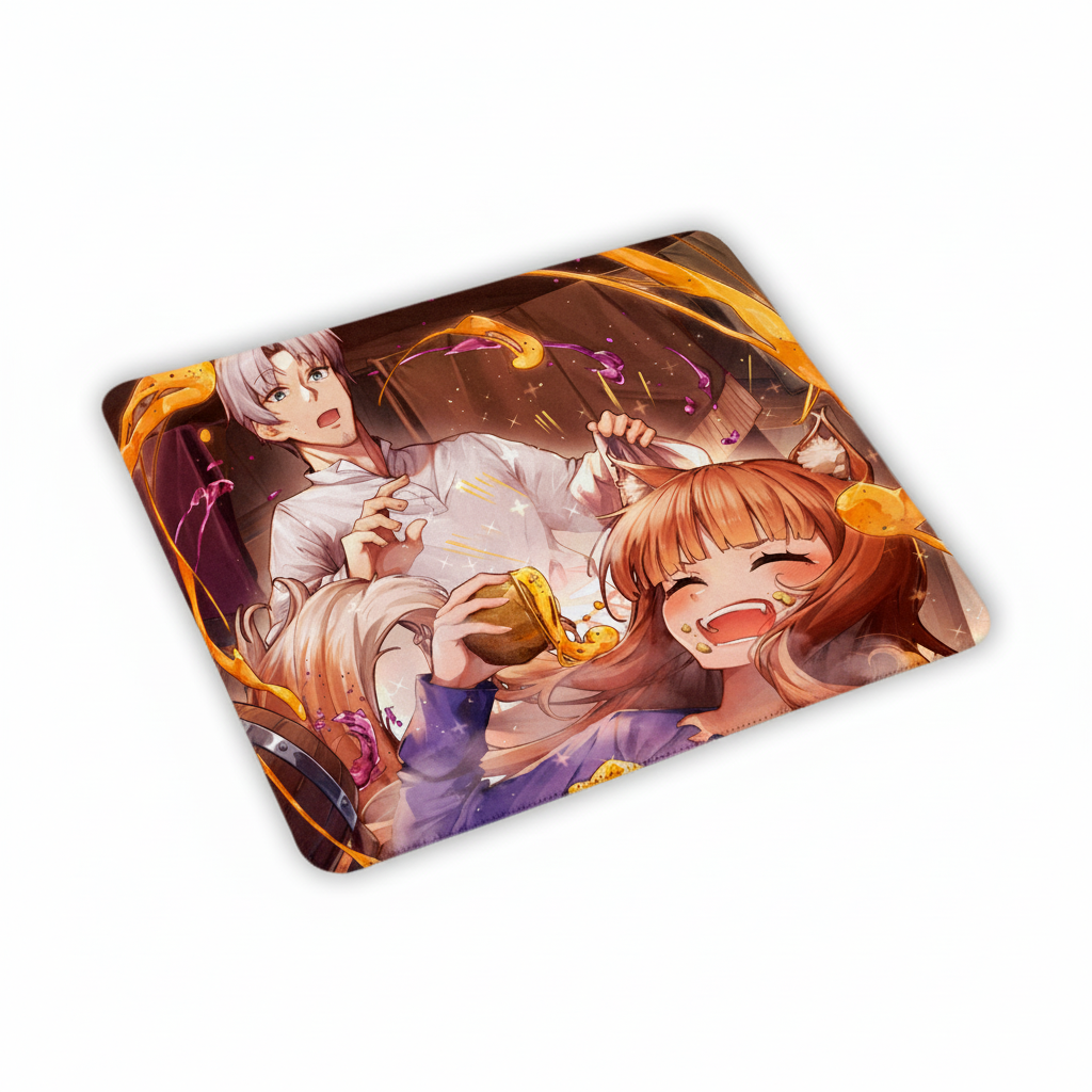 Килимок для миші Вовчиця та прянощі Ookami to Koushinryou 22*18 см 9731536-05-117 — превʼю 2