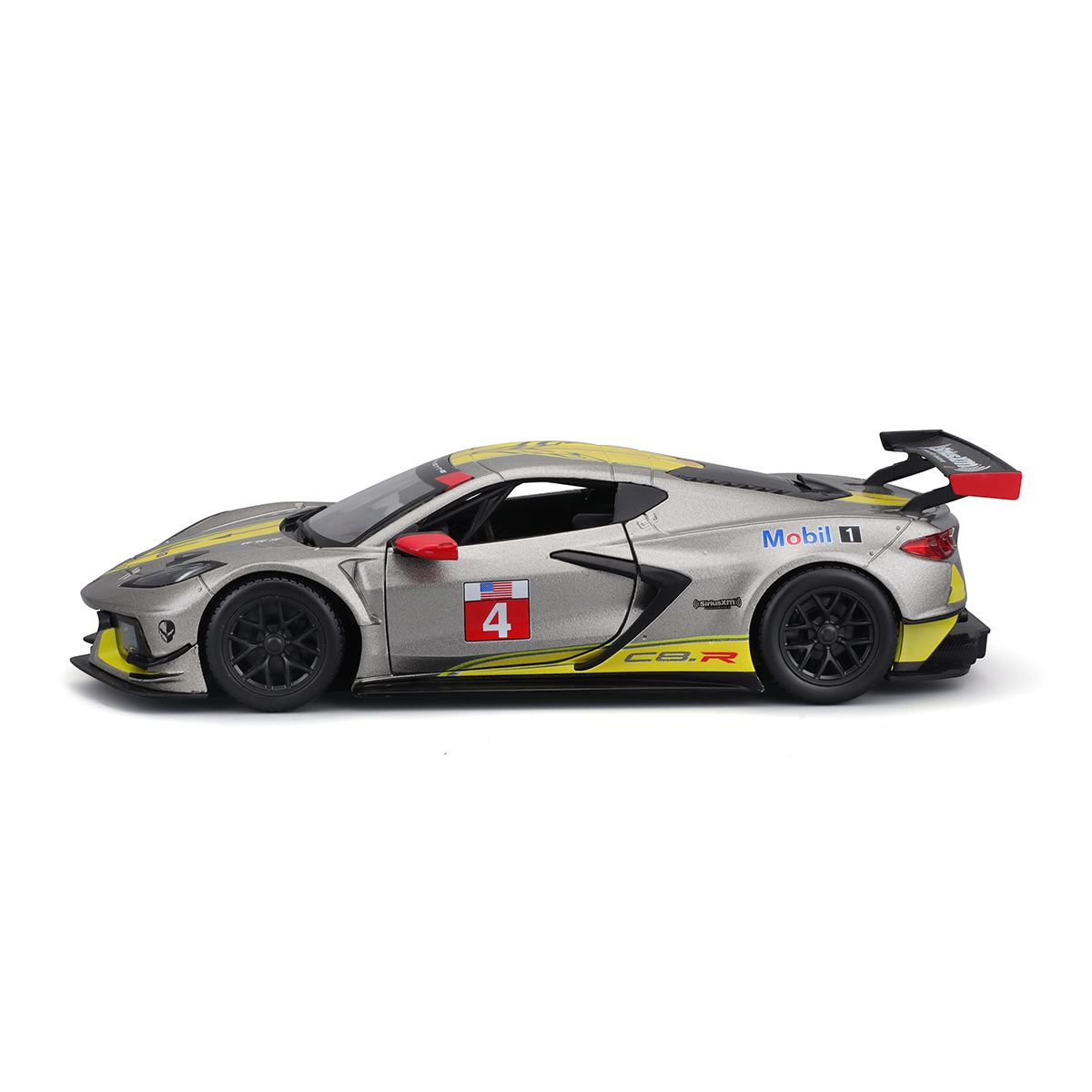 Автомодель Bburago Chevrolet Corvette C8.R 1:24 Сіра — превʼю 13
