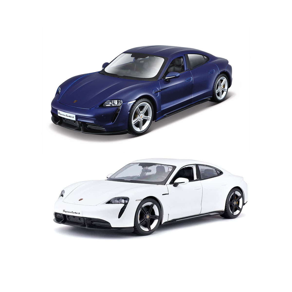 Автомодель Porsche Taycan Turbo S Bburago 1:24 металева — превʼю 16