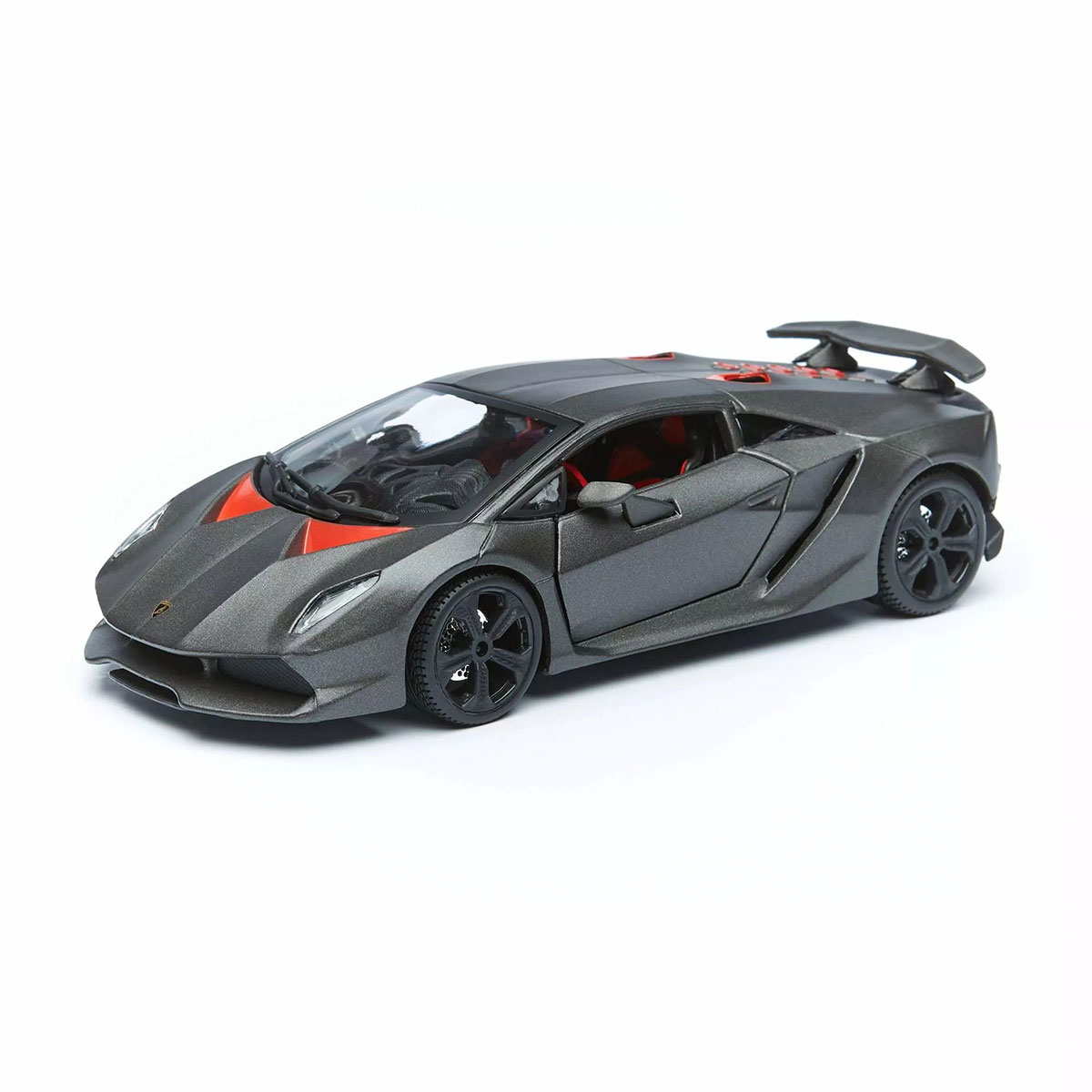 Автомодель Bburago Lamborghini Sesto Elemento 1:24 сірий металік — превʼю 12