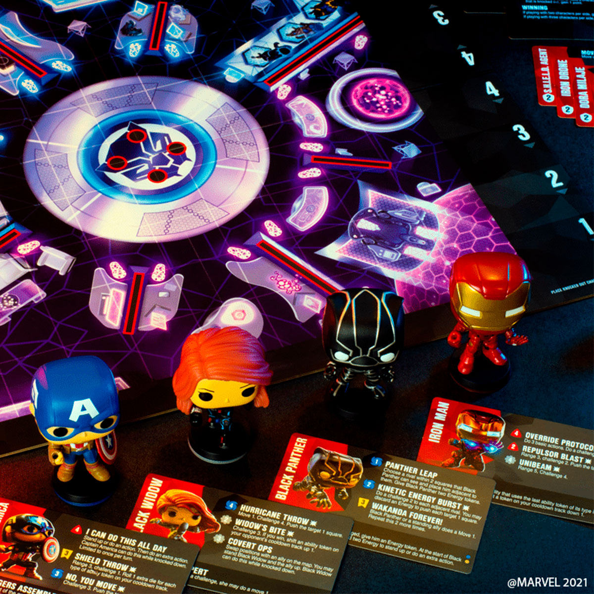 Настільна гра Pop Funkoverse Marvel стратегічна 4 фігурки — превʼю 6