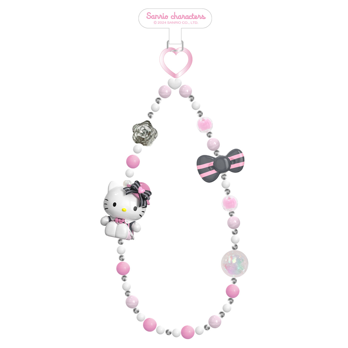 Ланцюжок для телефону Pop Top Hello Kitty та друзі Рожевий-Білий 18 см — превʼю 16