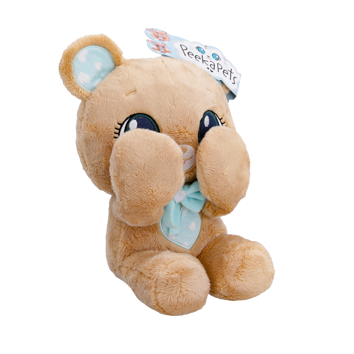 М'яка іграшка Peekapets — Ведмедик (Bear) — Коричневий — превʼю 16