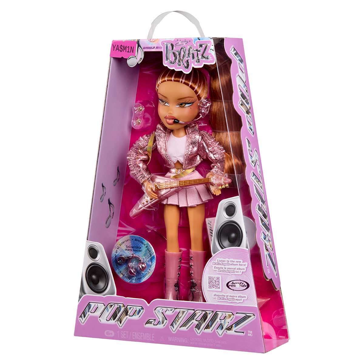 Лялька Bratz Pop Starz Ясмін 25 років з музичними аксесуарами — превʼю 16