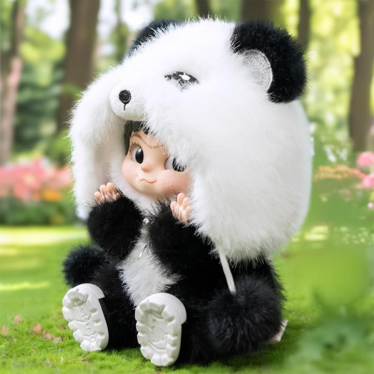М'яка іграшка POP TOP Wakuku – Панда (Panda) – лімітована серія Letsvan — превʼю 13