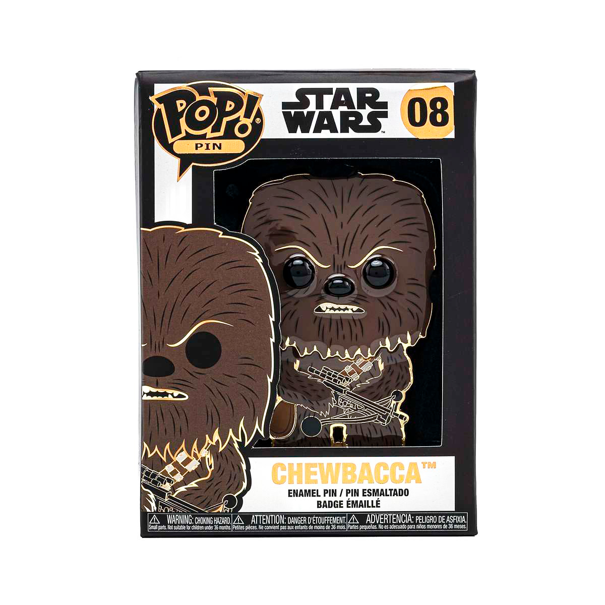 Колекційний пін Funko Pop Star Wars Chewbacca - Чуї Зоряні Війни Багатобарвний — превʼю 4