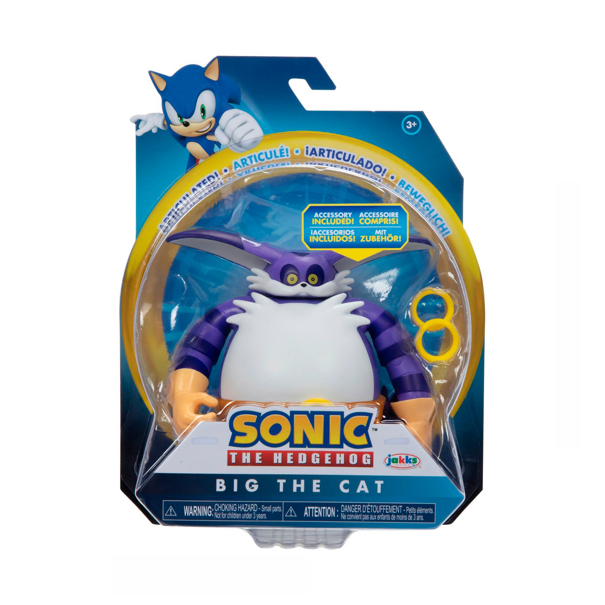 Ігрова фігурка Sonic the Hedgehog Кіт Біг з аксесуаром — превʼю 6