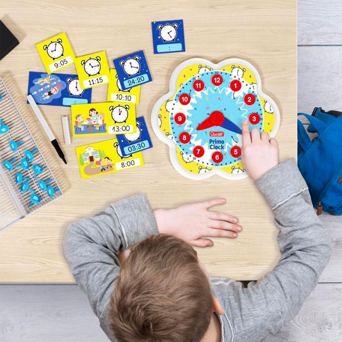 Навчальний ігровий набір Перший годинник Play Montessori для вивчення часу — превʼю 8