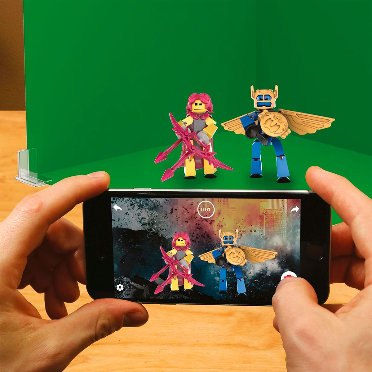 Ігровий набір для анімації Stikbot Legends Ребелл пластикова фігурка — превʼю 16