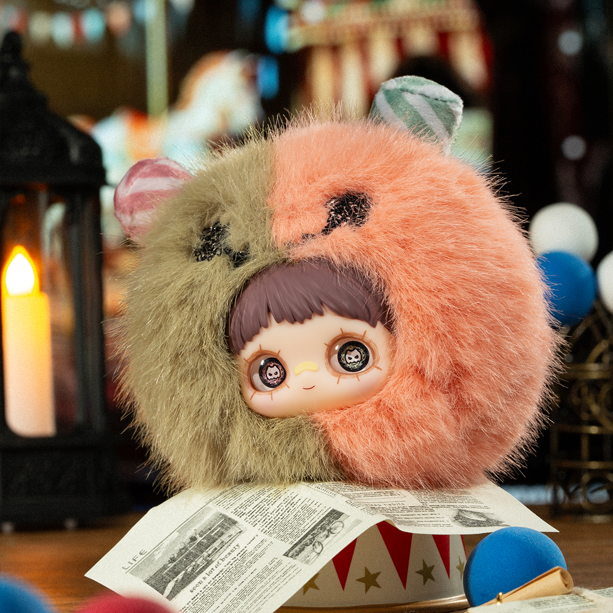 М'яка іграшка POP TOP Hi TOY – MayMei Шалений цирк – Кільце – Кольорова — превʼю 22