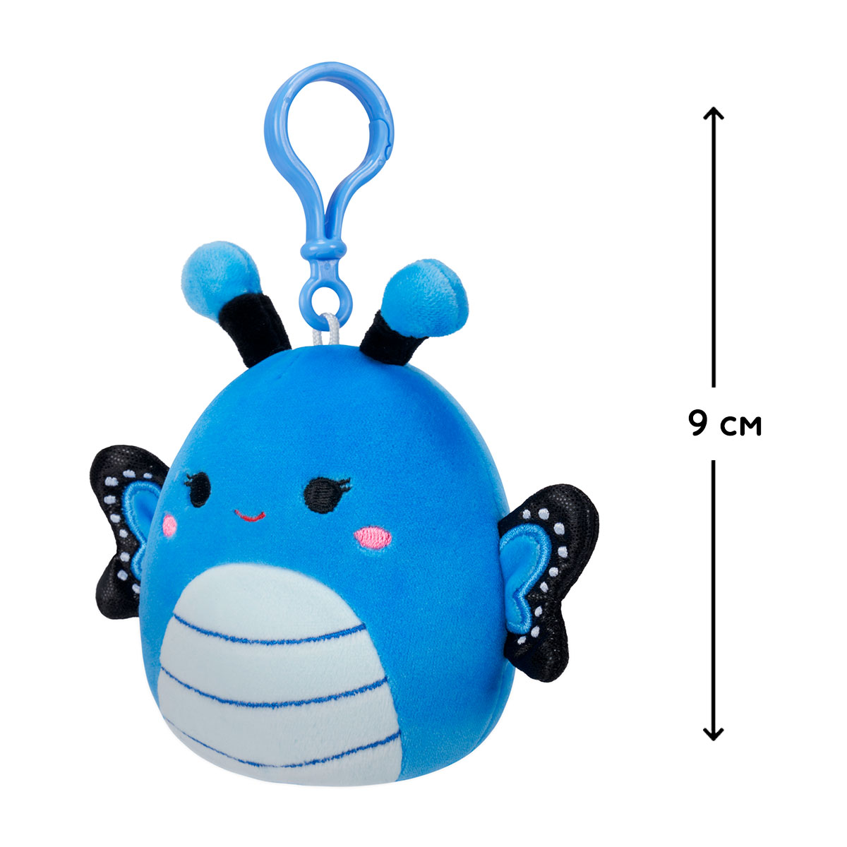М'яка іграшка на кліпсі Squishmallows – Метелик Вейверлі (Waverly) – 9 см — превʼю 9