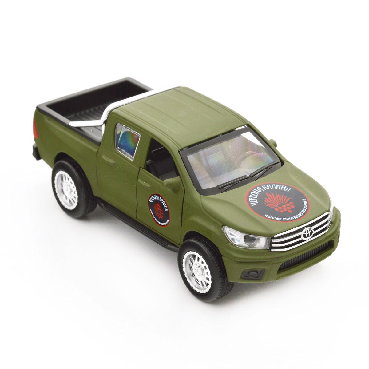 Автомодель TechnoDrive Toyota Hilux Червона калина 1:40 металева — превʼю 31