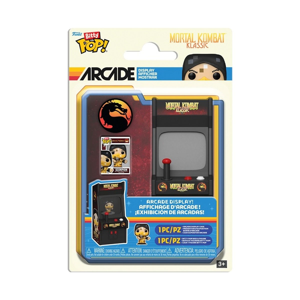 Ігровий набір Bitty POP! Arcade Mortal Kombat Скорпіон 8.9 см
