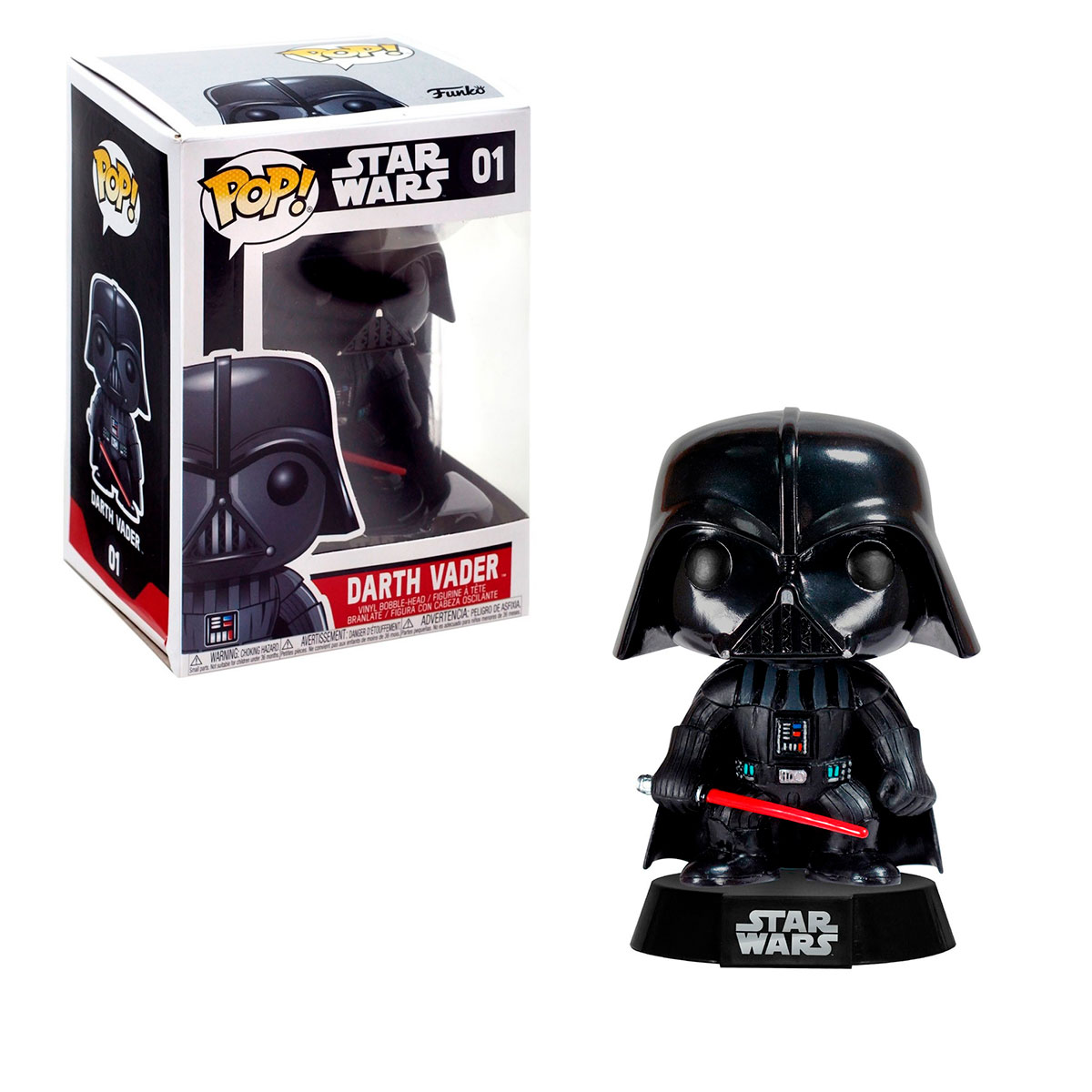 Колекційна фігурка Star Wars Darth Vader Funko Pop Зоряні Війни Дарт Вейдер Чорний — превʼю 5