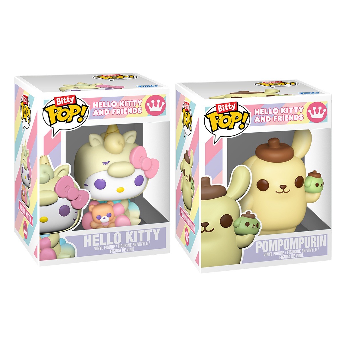 Фігурки Funko Bitty Pop — Хелоу Кітті та Помпомпурін (Hello Kitty & Pompompurin) — 2,3 см — превʼю 5
