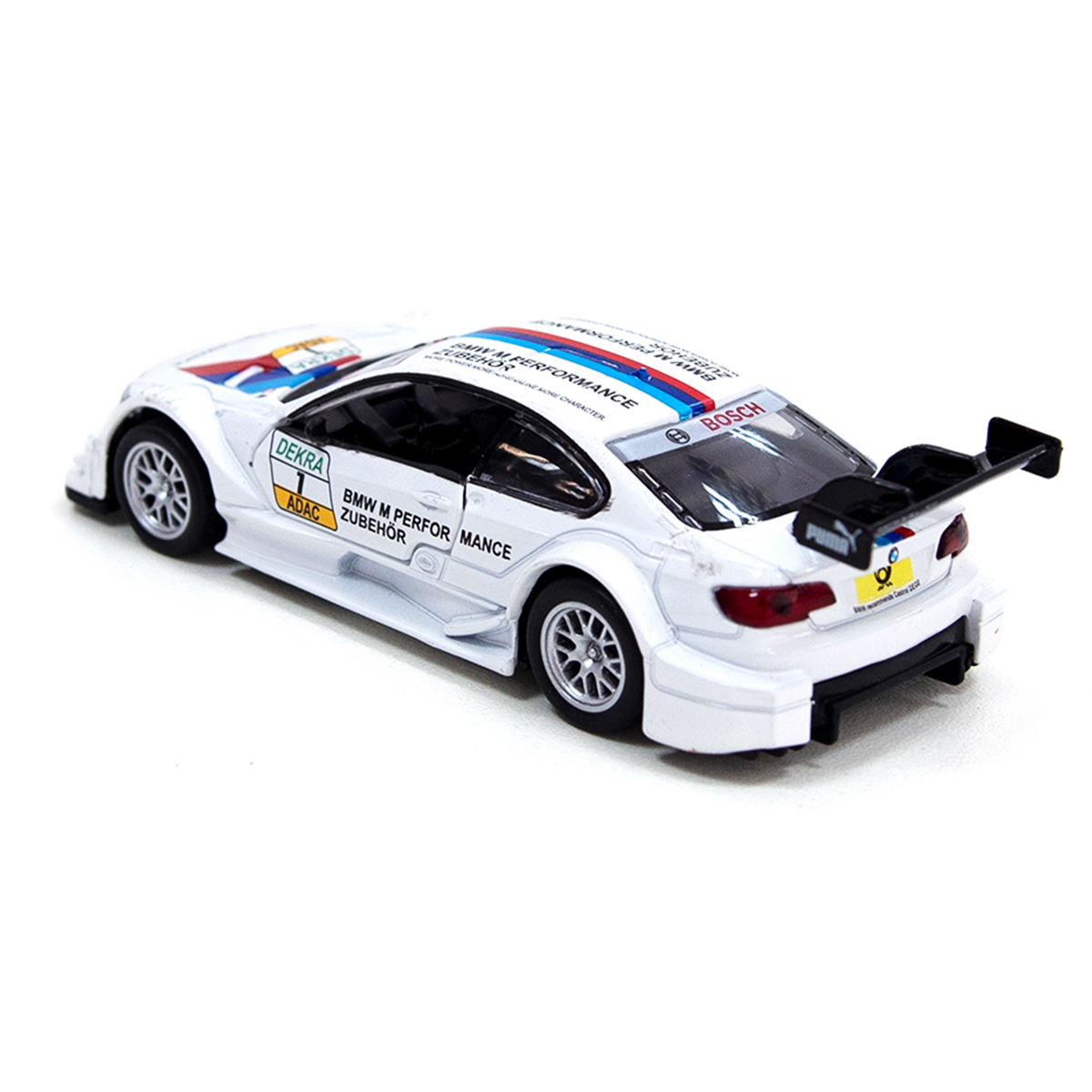 Автомодель BMW M3 DTM TechnoDrive металева з функцією pull-back Біла — превʼю 18