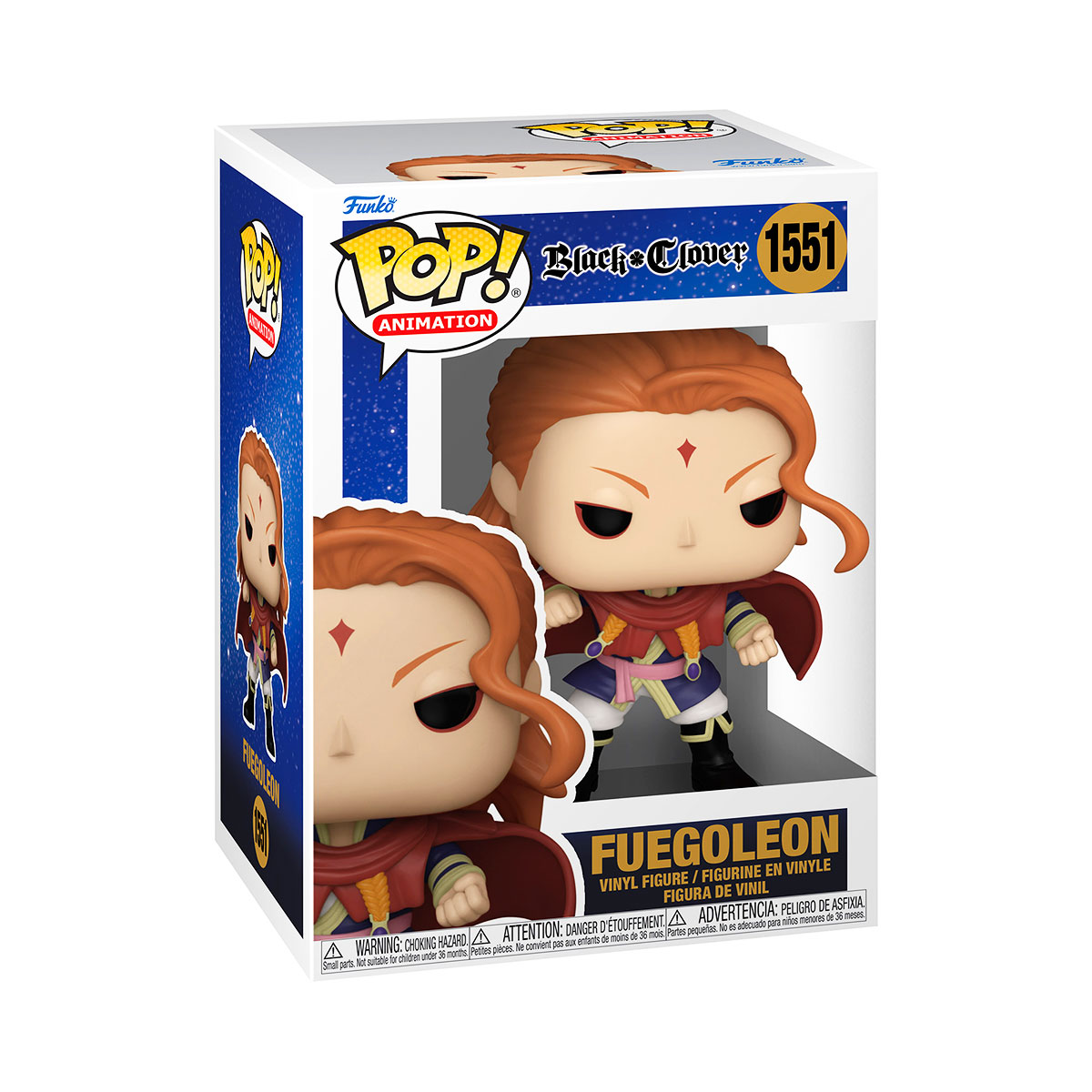 Колекційна ігрова фігурка Funko POP Black Clover Fuegoleon Чорна Конюшина — превʼю 5