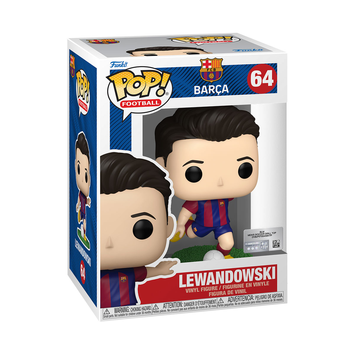 Колекційна фігурка Funko POP Football - Robert Lewandowski Футбольна серія — превʼю 4