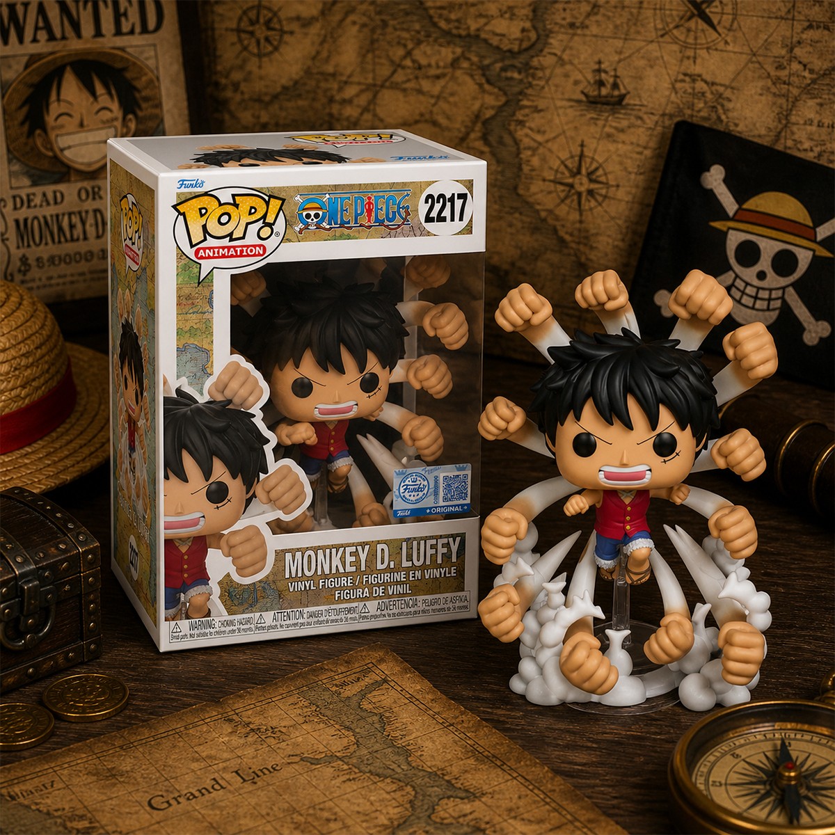 Фігурка Монкі Д Луфі (Monkey D Luffy) — Funko Pop — One Piece — превʼю 6