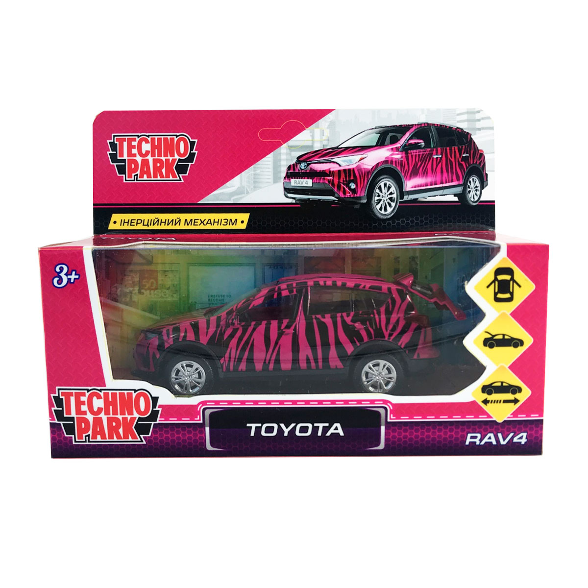 Автомодель Toyota RAV4 Techno Park 12 см Бруснична — превʼю 8