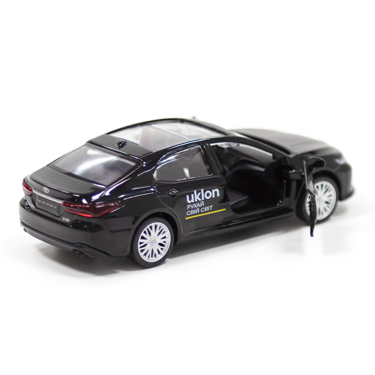 Автомодель Techno Drive Toyota Camry Uklon металева Чорна — превʼю 21