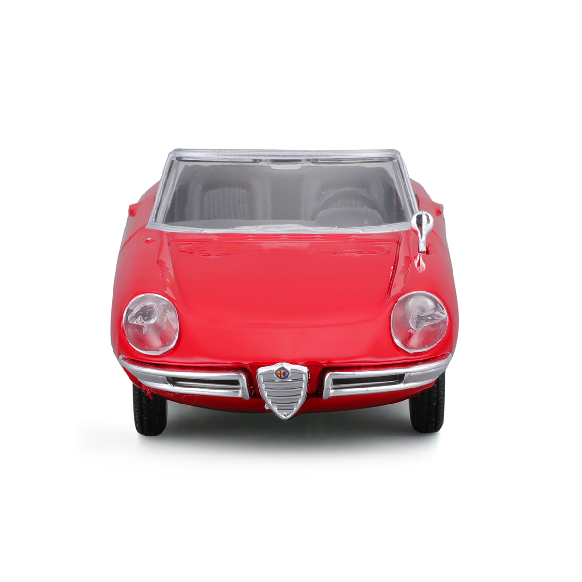 Автомодель Bburago Alfa Romeo Spider 1966 червона 1:32 — превʼю 10