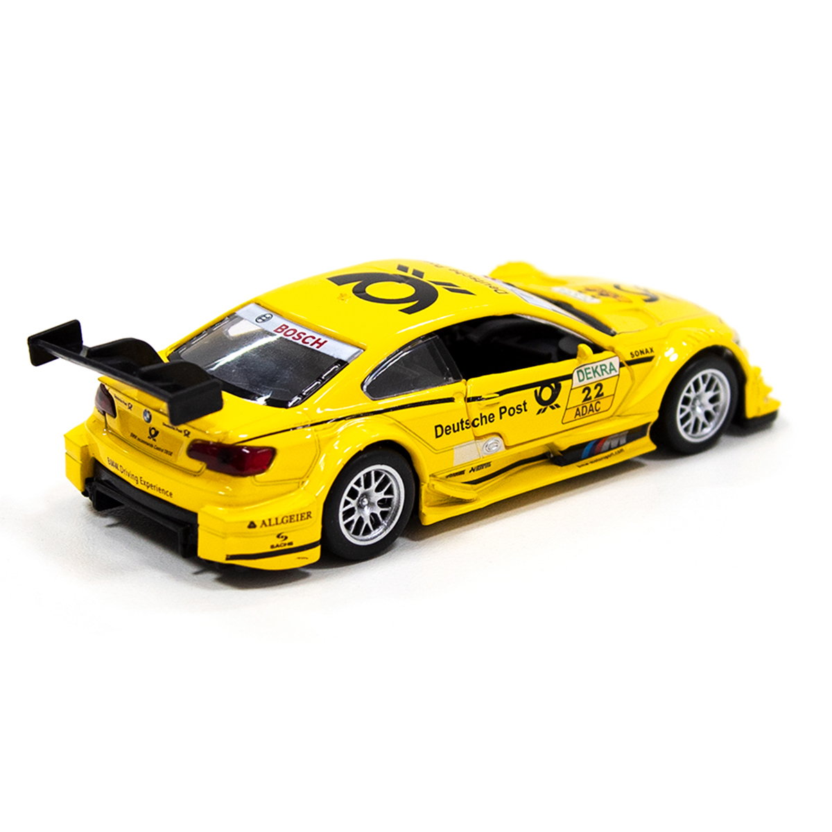Автомодель Techno Drive BMW M3 DTM металева жовта — превʼю 20