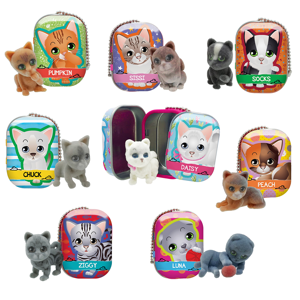 Фігурка-сюрприз Cool Things Puppy Club Пухнасті хвостики з металевим будиночком — превʼю 5