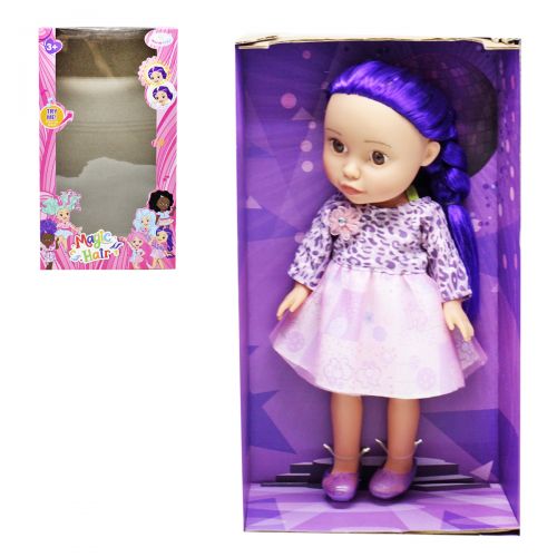 Лялька дитяча Warm Baby Magic hair 32 см зі звуковими ефектами Різнокольорова