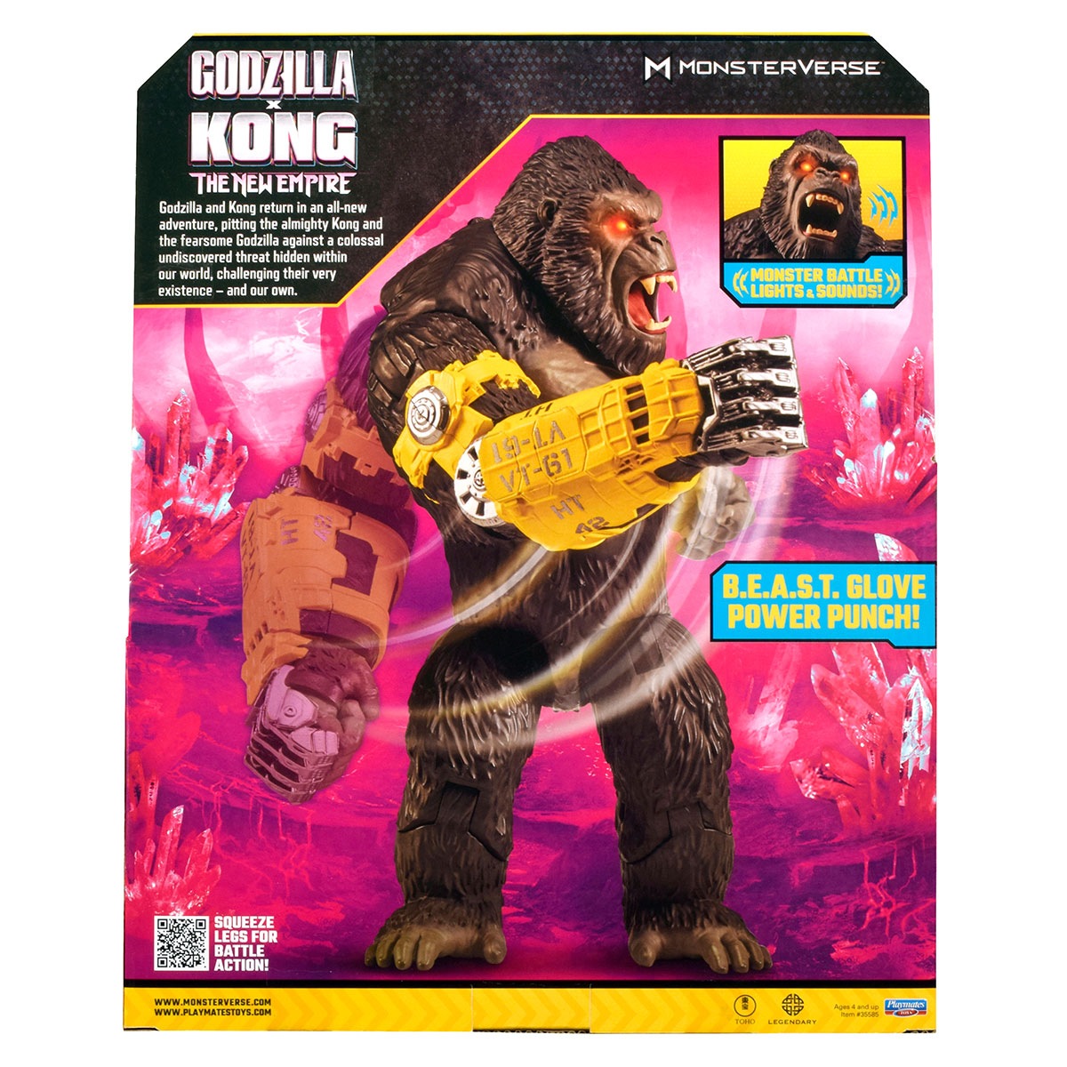 Фігурка Godzilla x Kong Конг з мегапотужним ударом світло звук — превʼю 18