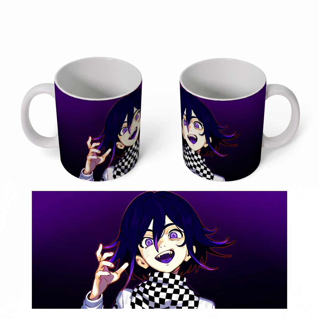 Кружка біла Данганронпа/Danganronpa/Кокічі Ома 330 мл 51200-764