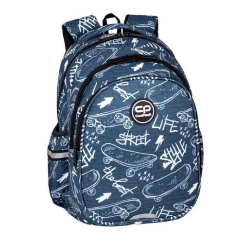 Рюкзак молодіжний CoolPack JERRY STREET LIFE 39x28x15 см Різнобарвний — превʼю 1