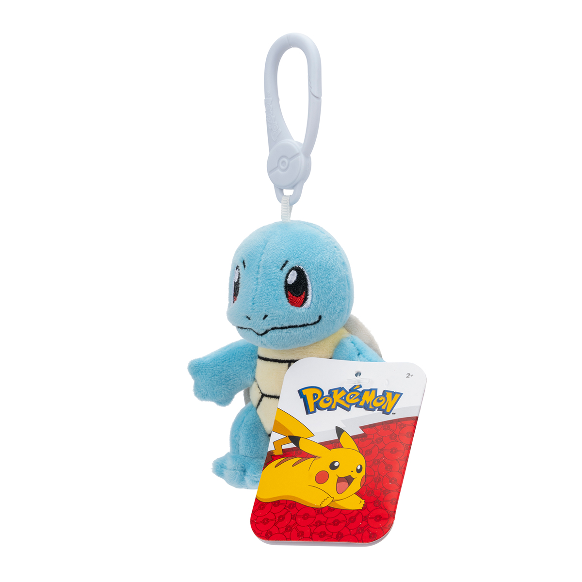 М'яка іграшка The Pokemon Company – Сквіртл (Squirtle) – на кліпсі W11 — превʼю 10