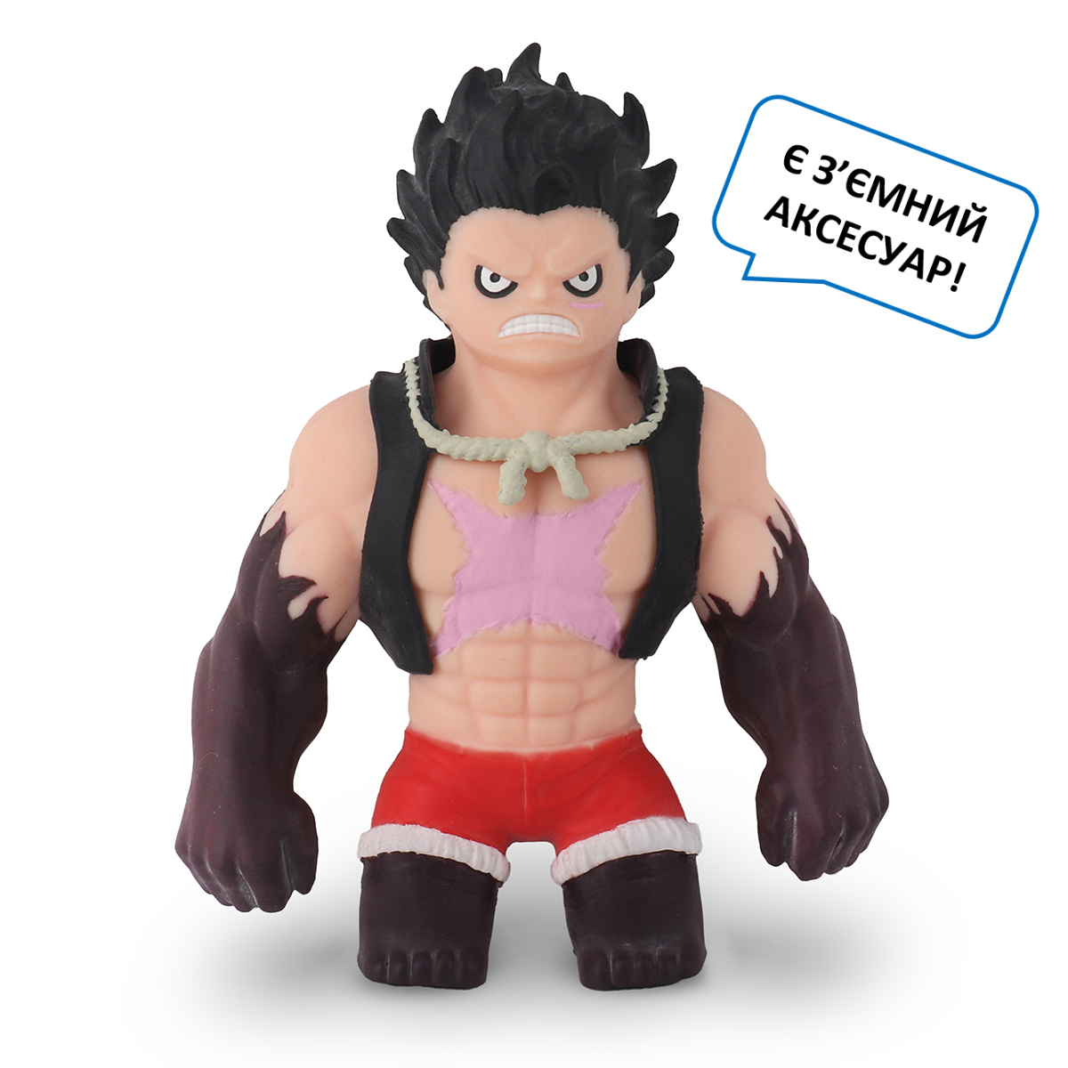 Стретч-іграшка Elastikorps One Piece Luffy 4 Gear Людина-змія Колекційна — превʼю 6